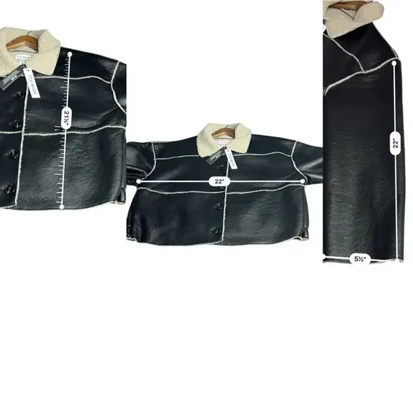 NWT Steve Madden Tila coat in black onyx whimsigoth grunge Cottagecore witch XL - Picture 6 of 6